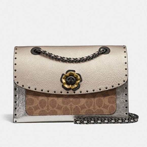 coach parker snakeskin